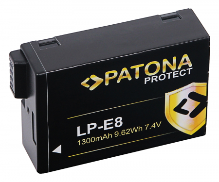 Acumulator tip Canon LP-E8 1300mAh Patona Protect [1]