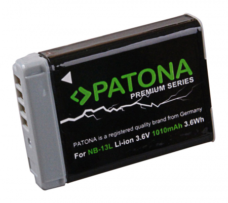 Acumulator tip Canon NB-13L 1010mAh Patona Premium [1]
