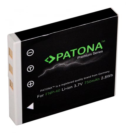 Acumulator tip Fuji NP-40 750mAh Patona Premium [1]