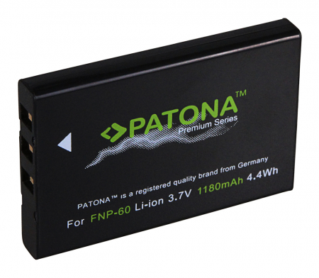 Acumulator tip Fuji NP-60 1180mAh Patona Premium [1]