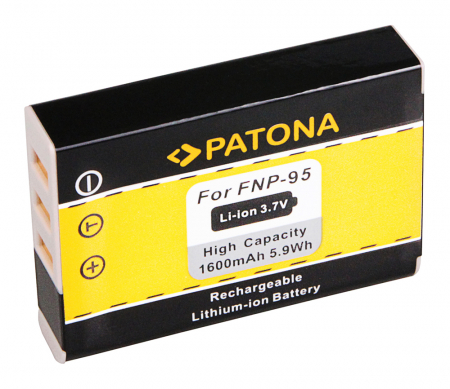 Aparate foto - Acumulator pentru Fuji NP-95 1600mAh Patona