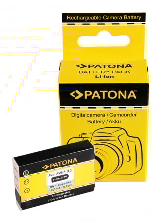 Acumulator pentru Fuji NP-95 1600mAh Patona [2]