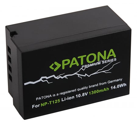 Acumulator tip Fuji NP-T125 1300mAh Patona Premium [1]