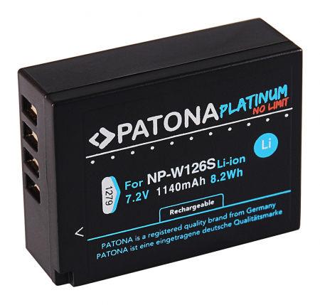 Acumulator tip Fuji NP-W126S 1140mAh Patona Platinum [1]