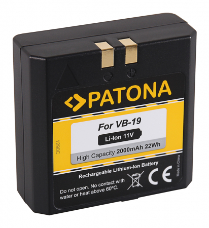 Acumulator tip Godox VB18 VB19 2000mAh Patona [1]