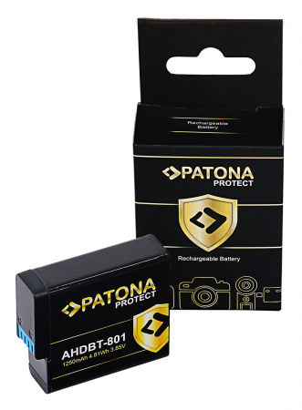 Camere video - Acumulator tip GoPro AHDBT-801 1250mAh Patona Protect