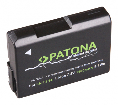 Acumulator tip Nikon EN-EL14 1100mAh Patona Premium [1]