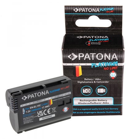 Acumulator tip Nikon EN-EL15c 2400mAh Patona Platinum [4]