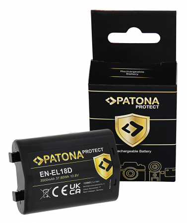 Camere video - Acumulator tip Nikon EN-EL18D 3500mAh Patona Protect