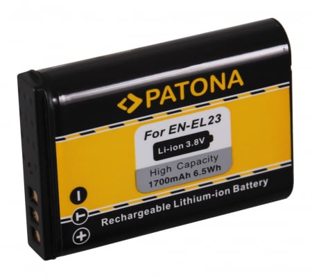 Acumulator tip Nikon EN-EL23 1700mAh Patona [1]