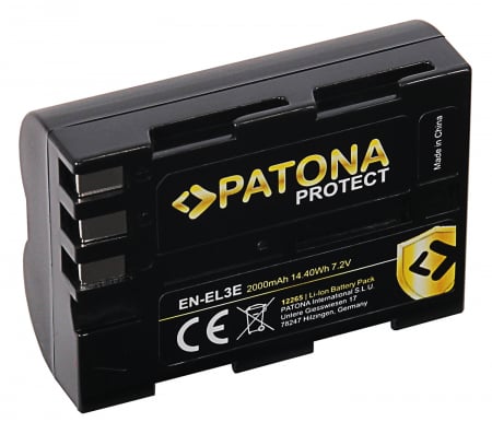 Acumulator tip Nikon EN-EL3e 2000mAh Patona Protect [1]