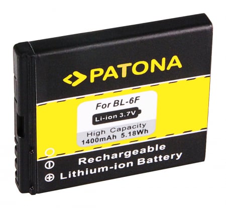 Telefoane mobile - Acumulator pentru Nokia BL-6F 1400mAh Patona