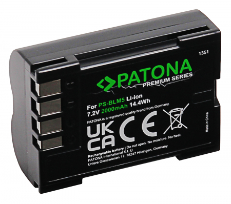 Acumulator tip Olympus BLM1 BLM5 2000mAh Patona Premium [1]