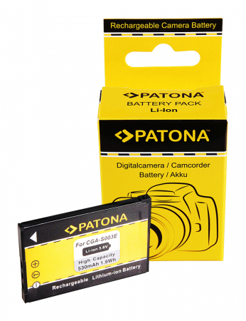 Aparate foto - Acumulator tip Panasonic CGA-S003E 530mAh Patona