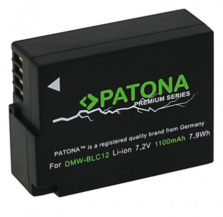 Aparate foto - Acumulator pentru Panasonic DMW-BLC12 1100mAh Patona Premium