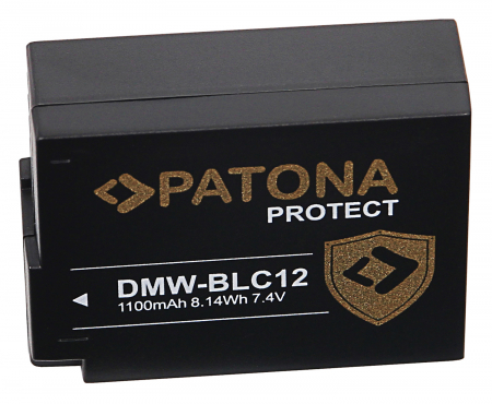 Aparate foto - Acumulator tip Panasonic DMW-BLC12 1100mAh Patona Protect