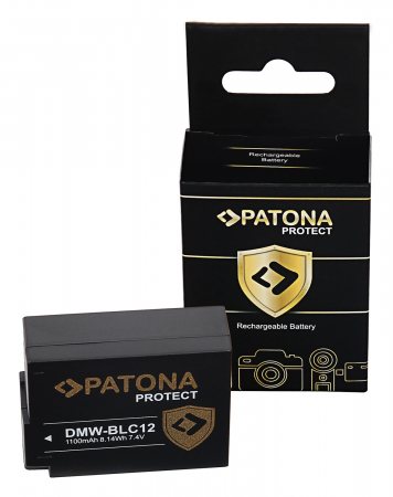 Acumulator tip Panasonic DMW-BLC12 1100mAh Patona Protect [3]