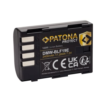 Aparate foto - Acumulator tip Panasonic DMW-BLF19E 2400mAh Patona Protect