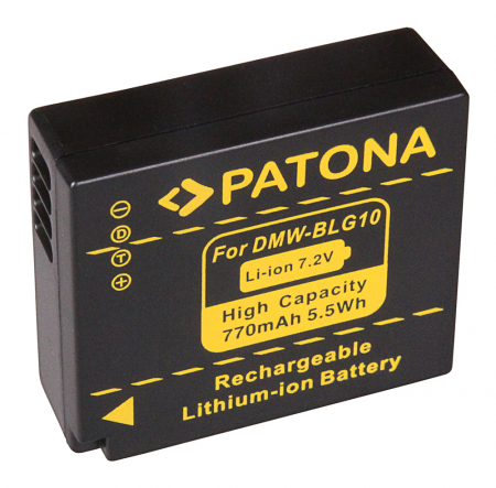 Acumulatori - Acumulator tip Panasonic DMW-BLG10 770mAh Patona