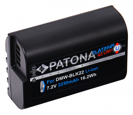 Acumulator tip Panasonic DMW-BLK22 2250mAh Patona Platinum [1]