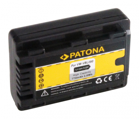 Acumulator tip Panasonic VW-VBL090E-K 770mAh Patona [1]