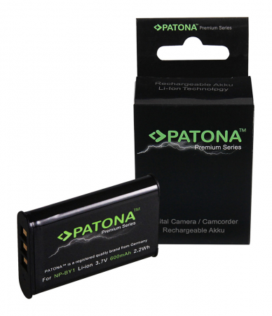 Acumulatori - Acumulator tip Sony NP-BY1 600mAh Patona Premium