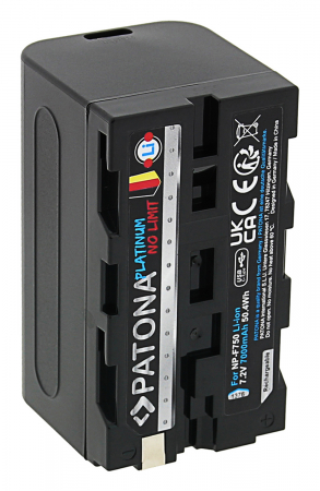 Acumulator tip Sony NP-F750 cu port USB-C 7000mAh Patona Platinum [5]