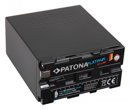 Acumulator tip Sony NP-F970 cu celule Tesla 10000mAh Patona Platinum [1]