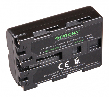 Aparate foto - Acumulator pentru Sony NP-FM500H 2040mAh Patona Premium