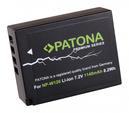 Aparate foto - Acumulator pentru Fuji NP-W126 1140mAh Patona Premium