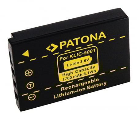 Acumulator tip Kodak Klic-5001 1700mAh Patona [1]