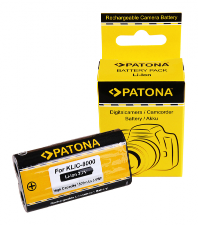 Acumulatori - Acumulator tip Kodak Klic-8000 1500mAh Patona