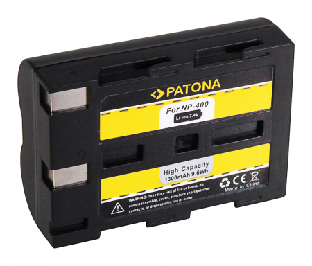 Aparate foto - Acumulator pentru Konica Minolta NP-400 1300mAh Patona