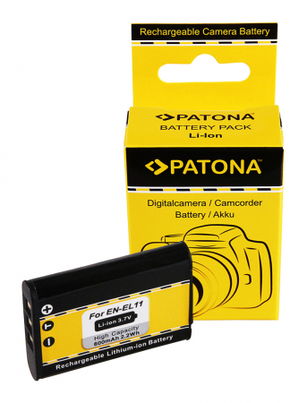 Aparate foto - Acumulator tip Nikon EN-EL11 Olympus Li-60B 600mAh Patona