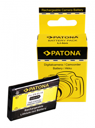 Aparate foto - Acumulator tip Nikon EN-EL19 600mAh Patona