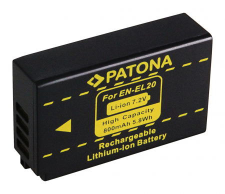 Acumulator tip Nikon EN-EL20 800mAh Patona [1]