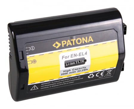 Acumulator tip Nikon EN-EL4 2000mAh Patona [1]