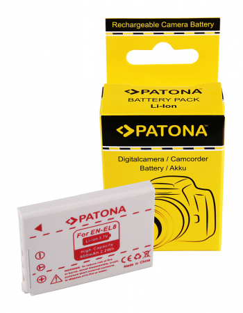 Aparate foto - Acumulator tip Nikon EN-EL8 Patona