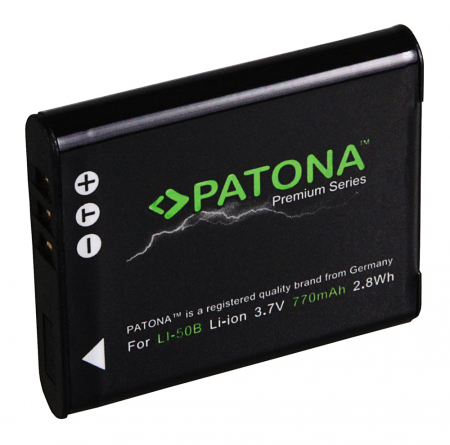 Aparate foto - Acumulator pentru Olympus Li-50B 770mAh Patona Premium
