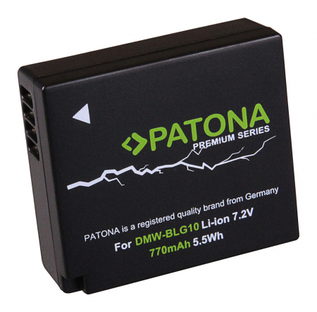 Aparate foto - Acumulator pentru Panasonic DMW-BLG10 770mAh Patona Premium