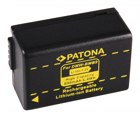 Aparate foto - Acumulator pentru Panasonic DMW-BMB9 Leica BP-DC9 895mAh Patona
