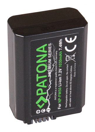 Acumulator pentru Sony NP-FW50 1030mAh Patona Premium [2]