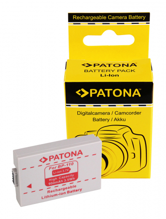 Acumulator pentru Canon BP-110 950mAh Patona [2]
