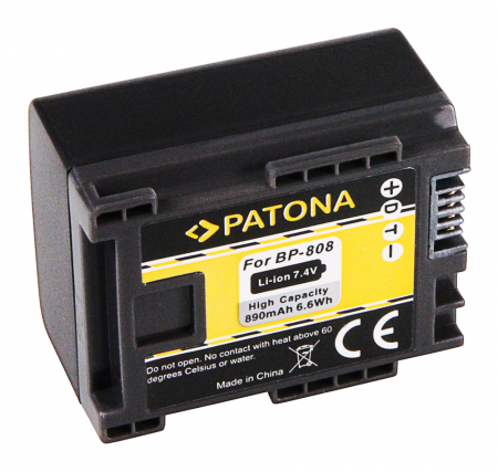 Acumulator tip Canon BP-808 890mAh Patona [1]