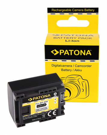 Camere video - Acumulator tip Canon BP-808 890mAh Patona
