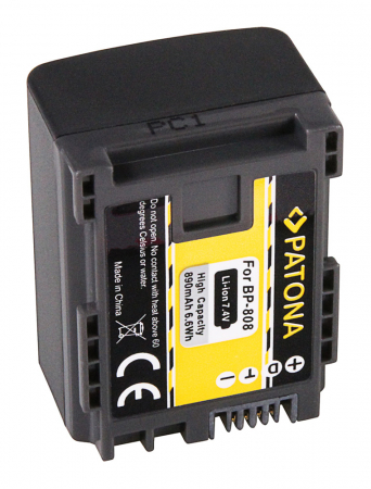 Acumulator tip Canon BP-808 890mAh Patona [3]