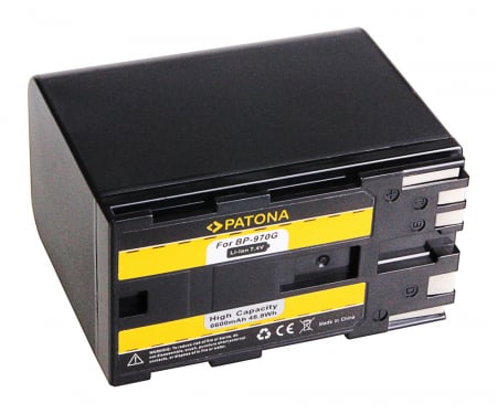 Acumulator tip Canon BP-925 BP-955 BP-970G BP-975 6600mAh Patona