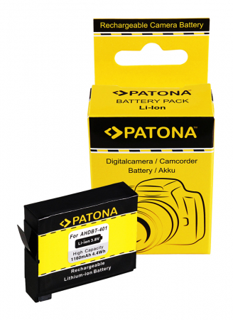 Camere video - Acumulator tip GoPro AHDBT-401 1160mAh Patona