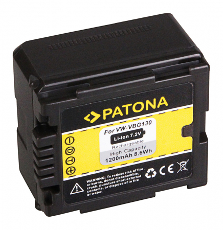 Camere video - Acumulator pentru Panansonic VW-VBG130 1200mAh Patona