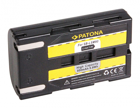 Camere video - Acumulator tip Samsung SB-LSM80 800mAh Patona
